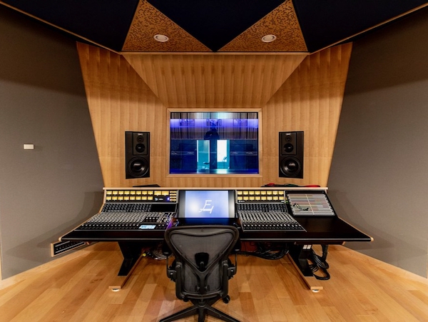 Fallen Trees Recording Studio interior
